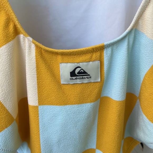 NWT womens quiksilver checked out one piece L - Picture 3 of 8